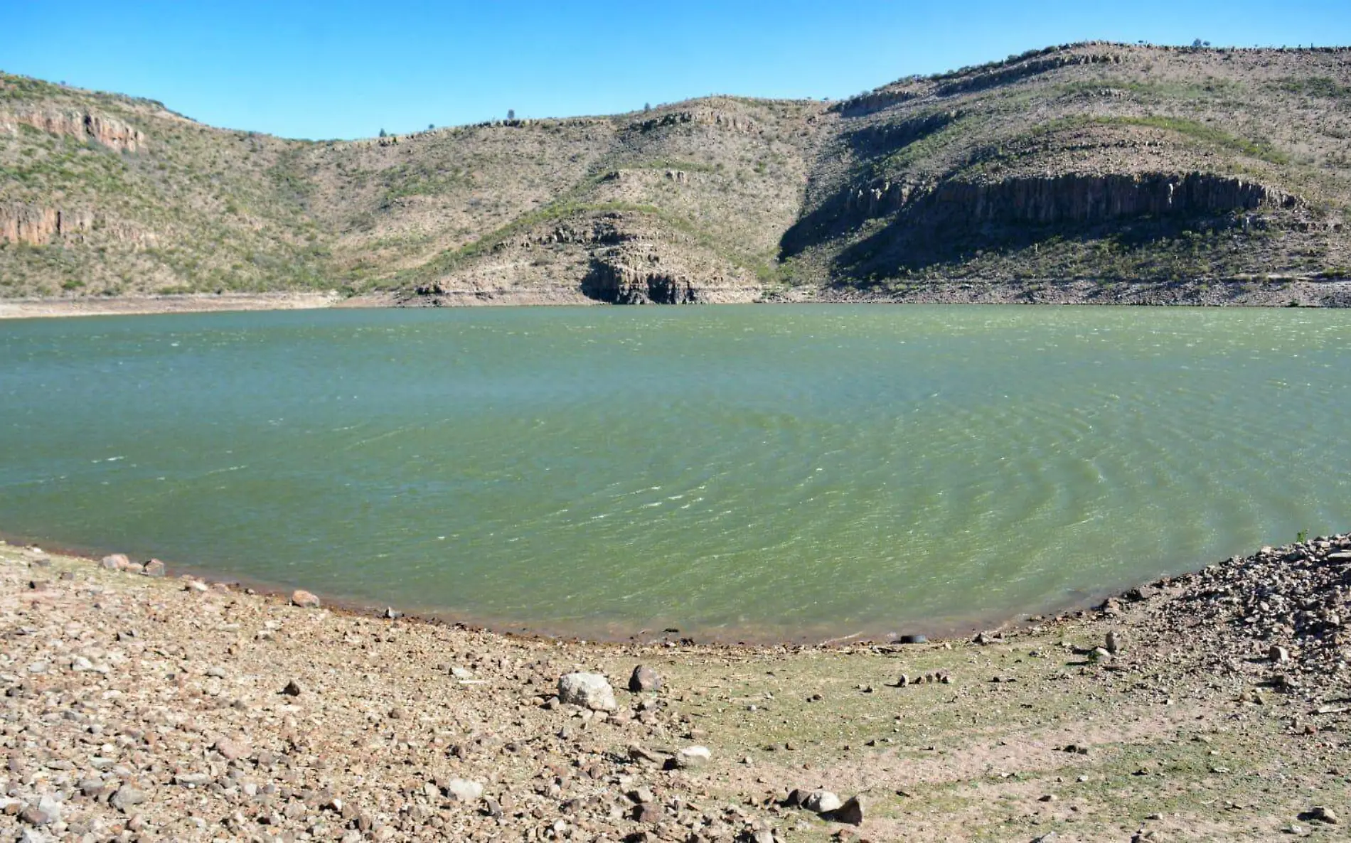 Presa Guadalupe Victoria ubicada en la ciudad de Durango